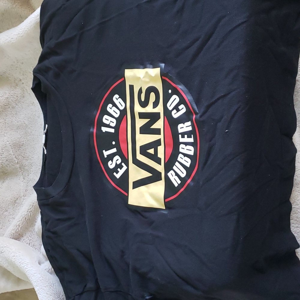 Vans loose fit crop top